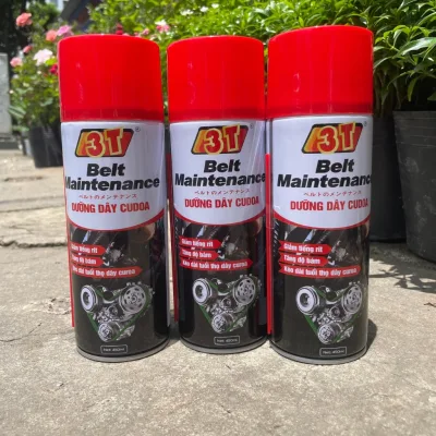 3t 450ml Belt Maintenance Spray for Cars, Motorcycles, Industrial Machinery Extends Belt Life