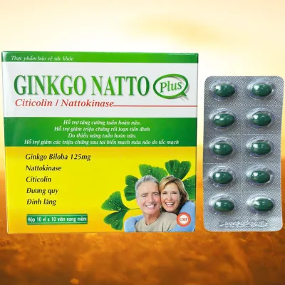 Ginkgo Natto Plus Gold - Rostex - Vinaphar - Purifying Vitamins - Multivitamins