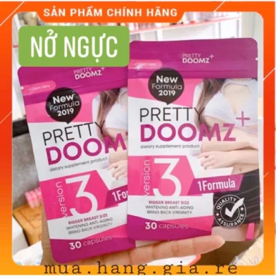 [HCM]VIÊN UỐNG NỞ NGỰC VÀ MÔNG PRETTY DOOMZ THÁI LAN CHÍNH HÃNG - 6843