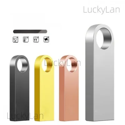 Ổ đĩa flash USB 2TB 128GB Vật liệu vỏ kim loại 1GB 2GB 4GB 8GB 16GB 32GB 64GB Mặt dây chuyền du lịch USB 3.0