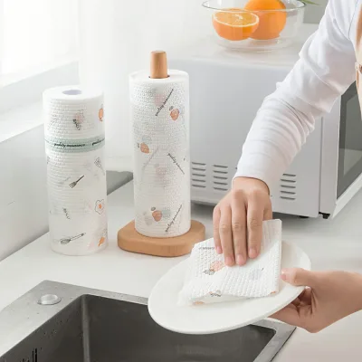 Aeneas shop multifunctional oil absorbent disposable dishcloth roll onesie color random