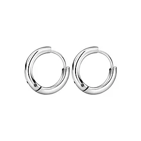 Bông Tai Khuyên Tròn Winwinshop88 BT233 (12mm) – Bạc