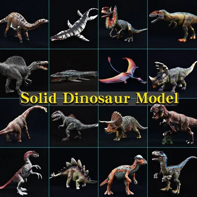 Mô Phỏng Chắc Chắn Thời Tiền Sử Khủng Long Kỷ Jura Brinquedo Savage Tyrannosaurus Rex Velociraptor Mosasaur Nhân Vật Hành Động Động Động Vật Bộ Sưu Tập Mô Hình Đồ Chơi Trẻ Em