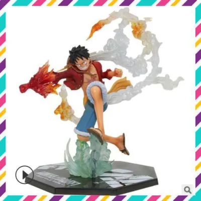 Mô Hình OnePiece, Mô Hình Luffy Trạng Thái Chiến Đấu, Cao 18cm, Bộ Sưu Tập Nhân Vật Tượng Figure One Piece