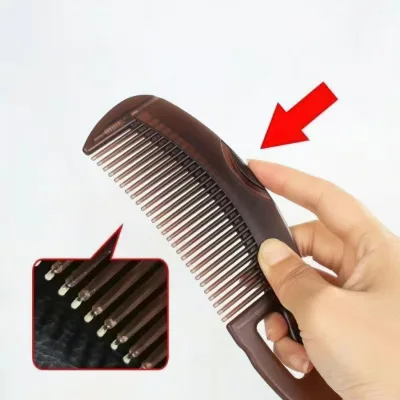 Lược Chải Tóc Thiết Kế Dạng Ấn Mát Xa Da Đầu Chống Gàu Tiện Dụng 5.2x21cm HEOSA