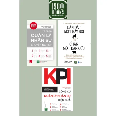 Sách - Combo Dẫn Dắt Một Bầy Sói Hay Chăn Một Đàn Cừu + Kỹ Năng Quản Lý Nhân Sự Chuyên Nghiệp + KPI Công Cụ Quản Lý NSHQ