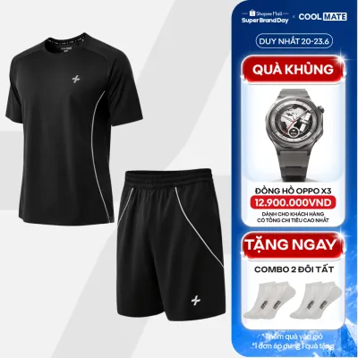 Set bộ đồ quần áo thể thao nam pickleball FlexLine Active Thoáng khí thấm hút tốt Coolmate