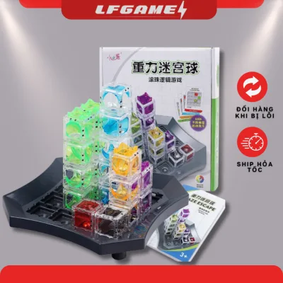 Trò Chơi Gravity Maze Marble Run Logic Board Game Xếp Khối Mê Cung Cho Bé