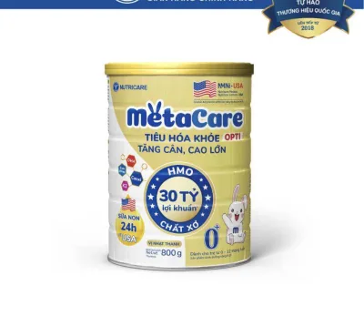 Combo 2 Lon 850g Sữa Nutricare Metacare OPTI 0+ .Tiêu hoá khoẻ, tăng cân cao lớn