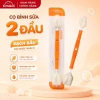 Cọ Rửa Bình Sữa WESSER 2 Đầu Đa Năng Giúp Làm Sạch Bình Và Núm Ti