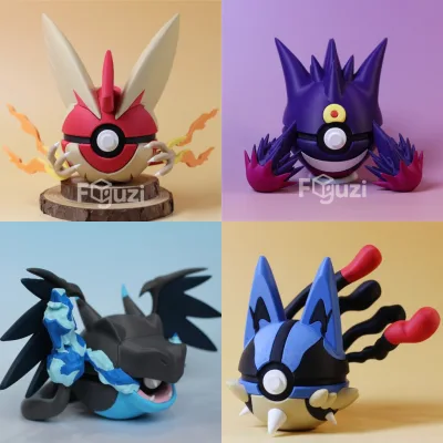 Mô hình Pokemon - Bộ sưu tập Mega - Quả cầu Poke - Sưu tầm, trang trí, quà tặng - In 3D cao cấp