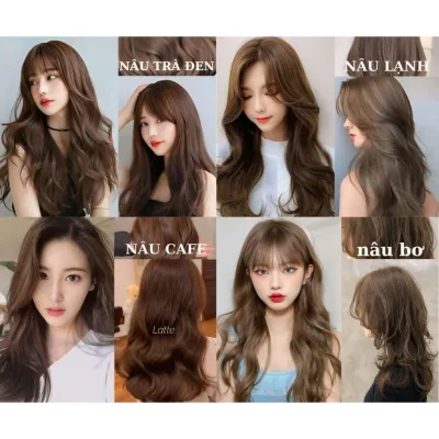 Thuốc Nhuộm Tóc Tại Nhà, Những Màu Nhuộm Siêu Xinh Tặng kèm găng tay và HDSD