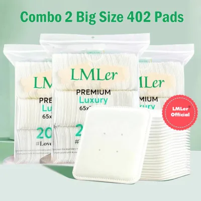Bông tẩy trang LMLer Luxury Premium 402 Miếng Big Size mềm mịn 2026