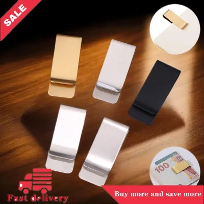 5Pcs Đơn Giản Mỏng Kim Loại Tiền Clip Xách Tay Đa Chức Năng Kinh Doanh Thẻ Clip Người Đàn Ông Ví Chủ Thẻ Kinh Doanh Ví Tiền Mặt Kẹp