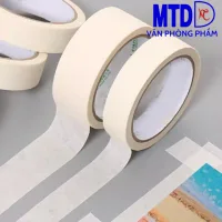 Băng keo giấy 2.4F-23yard, dùng dán nhãn , tiêu dề, bưu phẩm.. keo dính chắc (lượng càng nhiều giá càng gỉam)