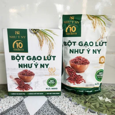 BỘT GẠO LỨT NHƯ Ý NY - 1 HỘP - MỖI HỘP GỒM 1 TÚI BỘT 800GR