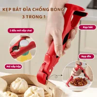 Combo 2 Dụng Cụ Kẹp Gắp Đồ Nóng 3 Trong 1 Chuyên Dụng Nhà Bếp Kẹp Chống Nóng Bỏng Tay Khi Bưng Đồ Sky Home - KGDN02