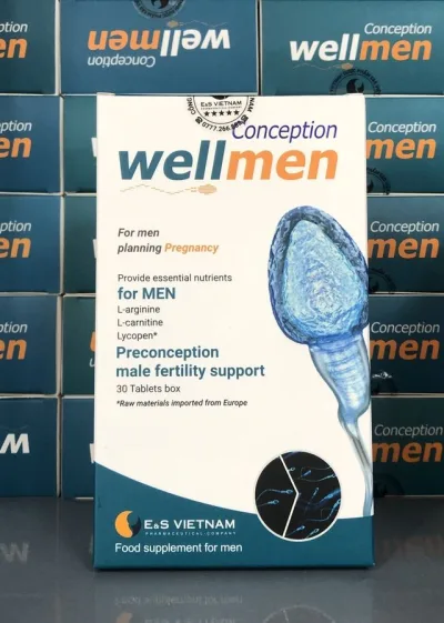 Wellmen Conception Bổ Tinh Trùng- Tăng chất lượng tinh trùng, cải thiện sức khỏe nam giới - HỘP 30 viên