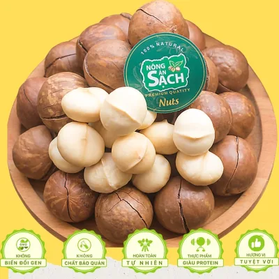 Hạt Macca Lâm Đồng Sấy Lạnh Cao Cấp Nhà Trồng Di Linh, Hạt mắc ca