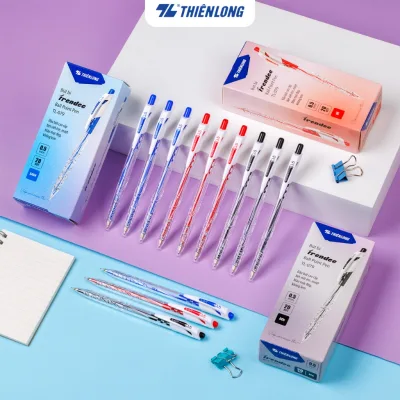 Combo 5/10/20 Bút bi Thiên Long Trendee TL-079 ngòi 0.5mm cao cấp, nét viết thanh mảnh, thiết kế trẻ trung, chữ viết đẹp