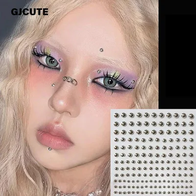 24H SHIP⚡GJCUTE Mũi Tai Giả Kim Cương Tự Dính Pha Lê - Phụ Kiện Trang Sức Cho Nữ