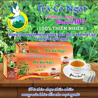 Combo Set of 5 Boxes of Sweet herb Tea for Diabetics (Box of 50 Filter Bags X 2g) - Nguyen Thai Trang – Natural Herbs - Good for Health