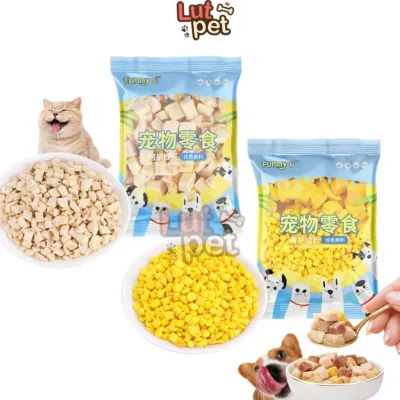 Thịt Viên Sấy Khô Cho Mèo, Gà Viên, Trứng Viên Thức Ăn Mix Vị Sấy Lạnh Cho Chó Mèo – Lutpet