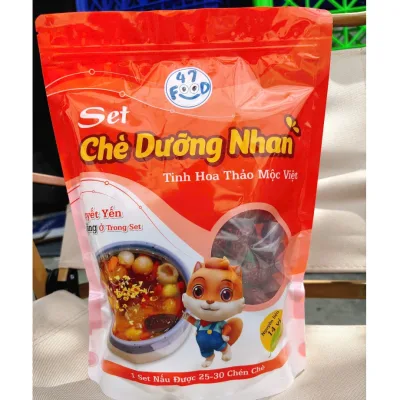 500G SET LỚN NHIỀU TOPPING Tặng 1Bich Yến nhiều] Chè Dưỡng Nhan 14 Vị Ít Đường -47 Food