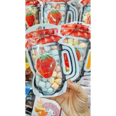 KẸO FRUIT-FLAVORED MARSHMALLOW CANDY GIÒN 70G KOREA