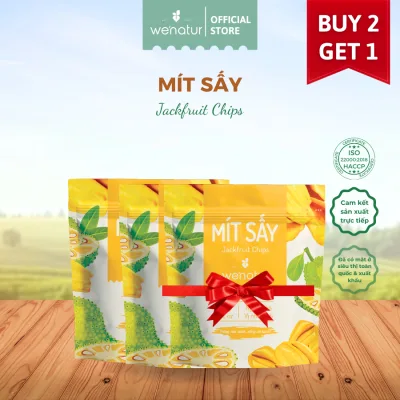 Combo 2 Mít Sấy Giòn Không Đường We'natur 35g (tặng 1 mít sấy 35g)