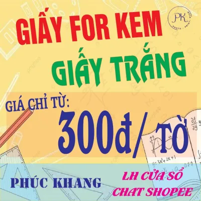 Giấy Vẽ A4 ford kem theo yêu cầu