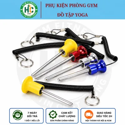 Chốt tạ khối máy gym,núm hợp kim nhôm cao cấp màu xanh