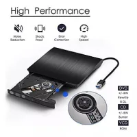 Ổ đĩa dvd rời cho laptop, desktop, máy tính bàn, ổ đĩa quang dvd rw gắn ngoài qua cổng USB hỗ trợ đọc, ghi đĩa dvd, cd không kén đĩa - Hàng chính hãng