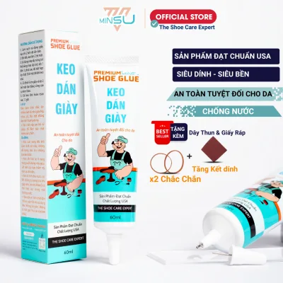 Keo Dán Giày MINSU Shoe Glue M2522 Siêu Dính Trong Suốt Chuyên Cho Giày Dép Thể Thao Sneaker, Cao Gót An Toàn Cho Da