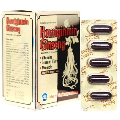 Homiginmin Ginseng Multivitamin Pvpharma. Helps Improve Health, Enhance Resistance, and Reduce Fatigue.