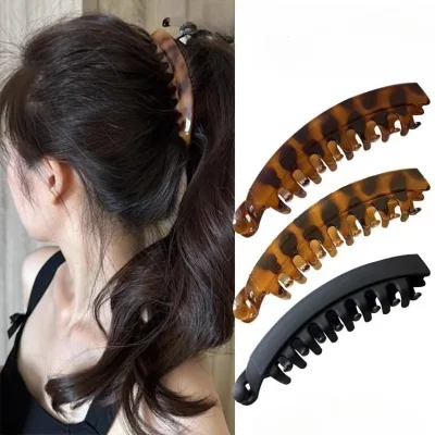 Kẹp Đuôi Ngựa Cao Kẹp Chuối Kẹp Tóc Kẹp Tóc Kẹp Dọc Phụ Kiện Dành Cho Nữ