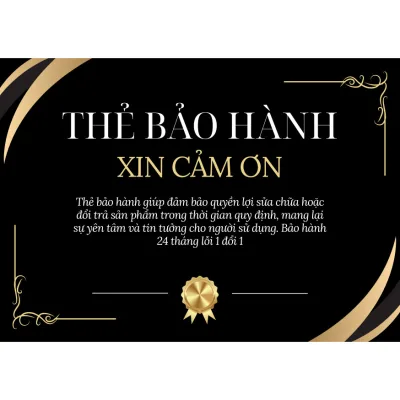 THẺ BẢO HÀNH TỪ SẢN PHẨM KHI MUA HÀNG