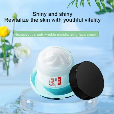 giảm giá Hexapeptide chống nhăn và làm săn chắc kem dưỡng ẩm 50g Chăm sóc da cá nhân Sâu giữ ẩm lỗ chân lông Shrink Cream Anti wrinkle face cream