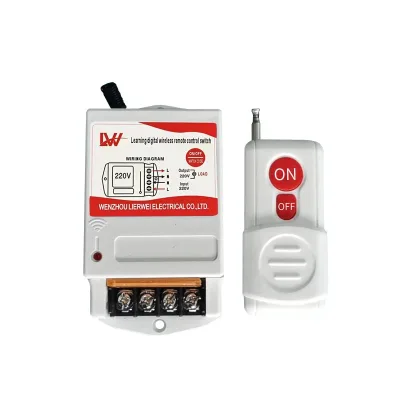 Công tắc điều khiển từ xa 40A/ 500m 220V điều khiển từ xa cho máy bơm, bộ điều khiển từ xa bật tắt các thiết bị điện công suất lớn