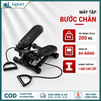 Máy đạp bước thể hình tại nhà, Stepper, đa chức năng, Với dây kéo, Giảm mỡ, Tải trọng 200kg,yên tĩnh