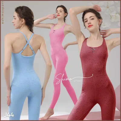 Jumpsuite yoga J44 🅾️L🅰️🅱️ vải 3D, hàng Quảng Châu cao cấp, bộ jump tập gym yoga vải mềm mịn co giãn 4 chiều thấm hút
