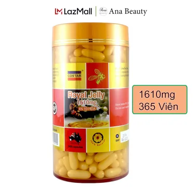 Costar Royal Jelly 1610Mg 6% 10-Hda Australia (365 Capsules) High in Nutritional Value