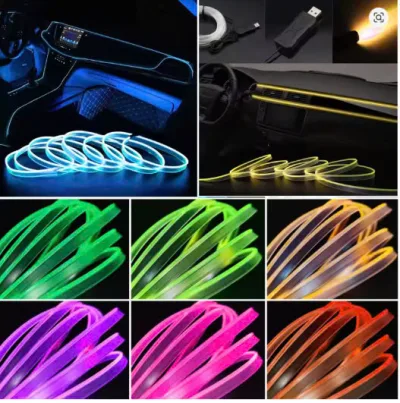 🌈 ĐÈN TRANG TRÍ NỘI THẤT Ô TÔ 5M USB – KHÔNG CẦN DÂY ĐIỆN – CHỈ CẦN CẮM LÀ CHẠY!