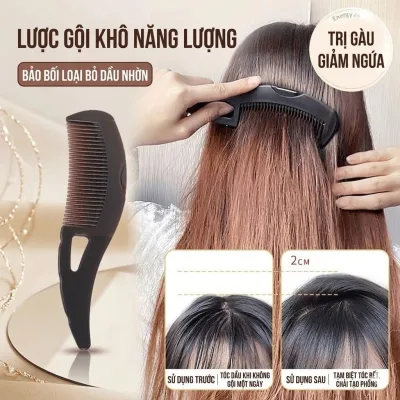 Lược chải gàu mát xa da đầu nhấn loại bỏ bụi bẩn thông minh