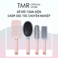 Lược Gỡ Rối Angel Pink TMR Chải Tóc Màu Hồng Xinh Xắn Nhiều Kiểu Dáng Lựa Chọn Vuông Oval Tròn