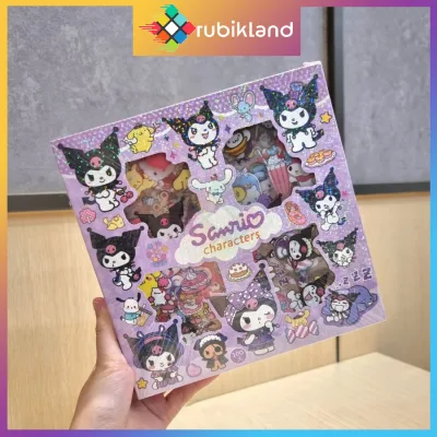Hộp 100 Tấm Sticker Gấu Dâu Gấu Lotso Lotto Bear Hình Dán Chống Nước Trang Trí Sổ Bìa Sách Dễ Thương Đồ Chơi Trẻ Em