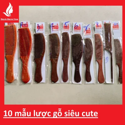 9 mẫu lược gỗ chải tóc siêu hót