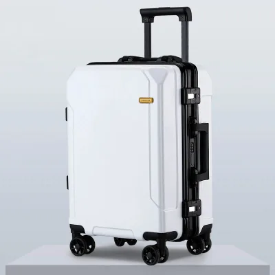 Hành lý du lịch thời trang 20/24/28 inch vali khung nhôm xe đẩy trường hợp cho nam giới và phụ nữ nhỏ 20 inch cabin vali
