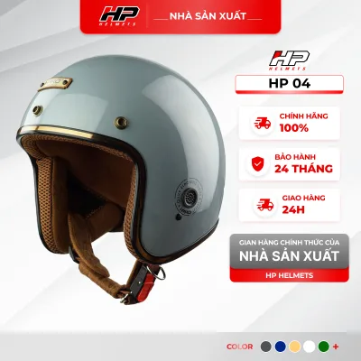 3/4 Hp Helmets Hp-04 Helmet | 24 Months Warranty, Suitable for Men and Women