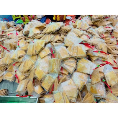 Combo 10 bịch Bánh Tráng ( Size To) Xì Ke Lắc Muối Sặc Nhuyễn, Xì Ke Khô Siêu Cay